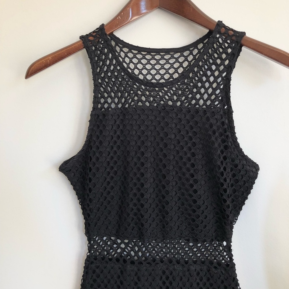 Netted Mini Dress LBD - Picture 4 of 8